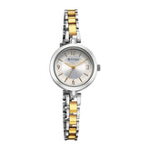 Titan Women's Watch Analog Silver Dial with Two-Toned Stainless Steel Band, 2598BM02